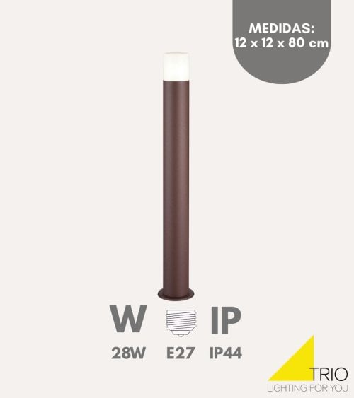 Baliza de Luz Hoosic E27 28 W para Exteriores