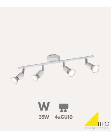 Lámpara Colgante Paris 4xGU10 35 W