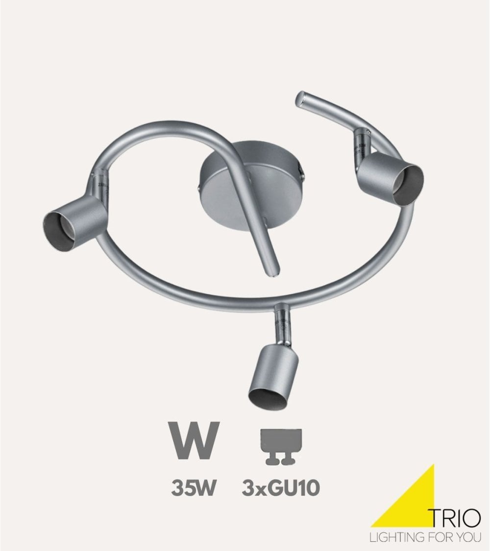 Lámpara Colgante Paris 3xGU10 35 W