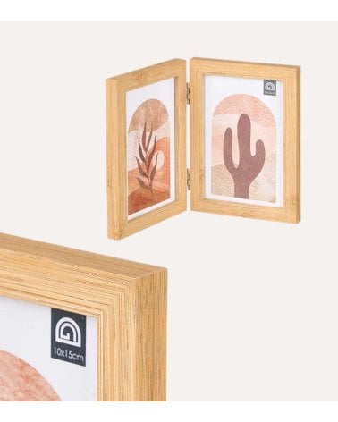 Marco de Foto Múltiple de Bambú