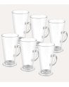 Set de 6 Copa para Café Latte de Vidrio