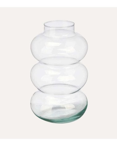 Jarrón Burbuja de Cristal
