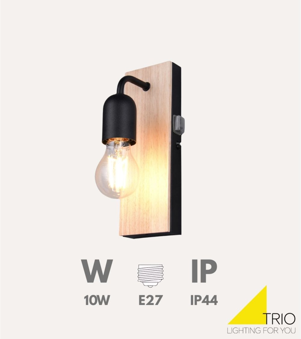 Lámpara de Pared Arturo E27 10 W para Exteriores