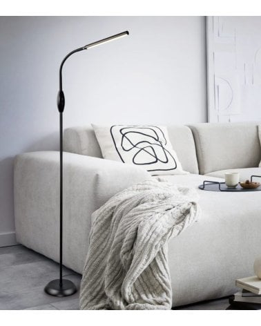 Lámpara de Pie Toro con Ajuste de Luz y Flexo