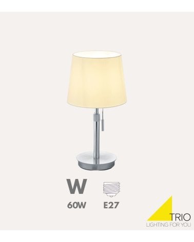 Lámpara de Mesa Lyon E27 60 W con Altura Ajustable