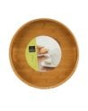 Bandeja Redonda de Madera de Bambú con Asas-3
