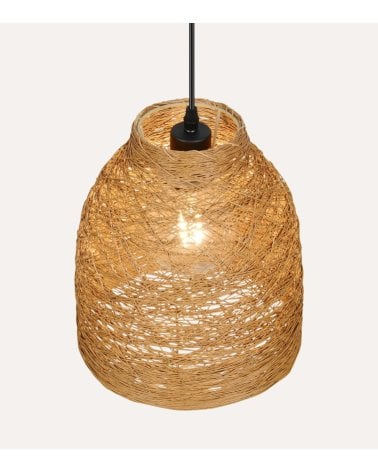 Lámpara Colgante Joelin E27 10 W de Ratán