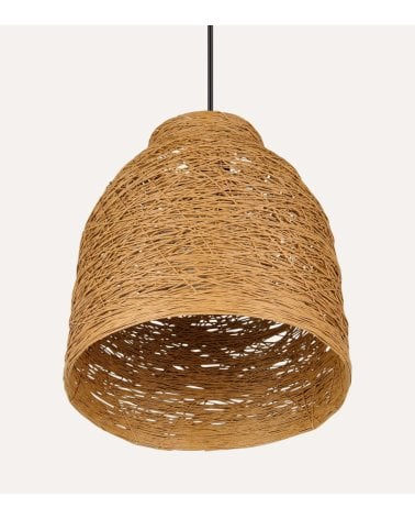 Lámpara Colgante Joelin E27 10 W de Ratán