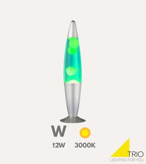 Lámpara de Mesa de Lava con Forma Ovalada