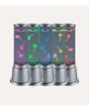 Lámpara de Lava con Medusas en Movimiento y Luz de Colores