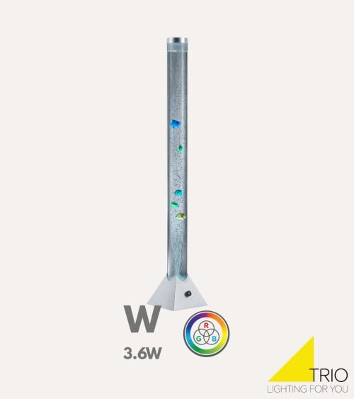 Lámpara de Pie con Peces en Movimiento y Luz de Colores