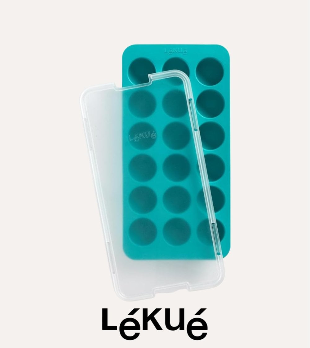 Cubitera para 18 Hielos Redondos de Silicona de Platino