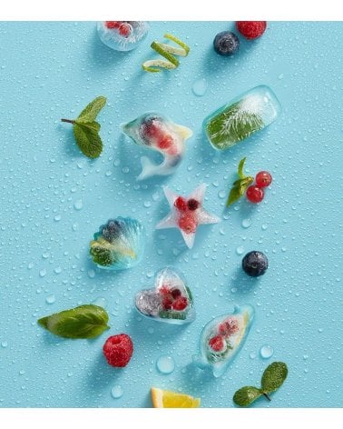 Cubitera para 18 Hielos Redondos de Silicona de Platino