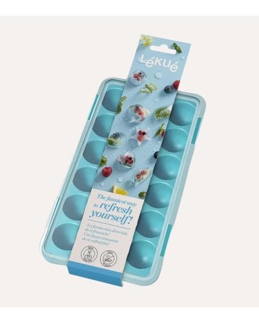 Cubitera para 18 Hielos Redondos de Silicona de Platino