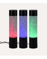 Lámpara de Mesa con Efecto Glitter LED con 4 Colores