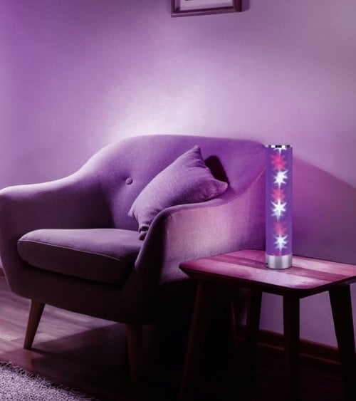 Lámpara de Mesa con Destellos y Luz de Colores Ajustable