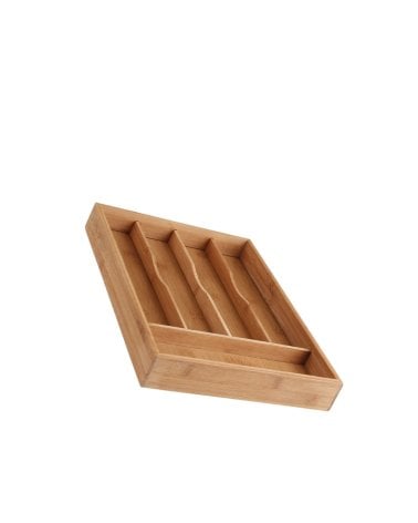 Cubertero de Bambú con 5 Compartimentos