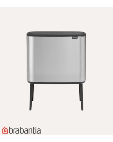 Cubo con Patas Bo Touch Bin de 11 + 23 L