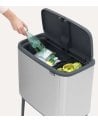 Cubo con Patas Bo Touch Bin de 11 + 23 L
