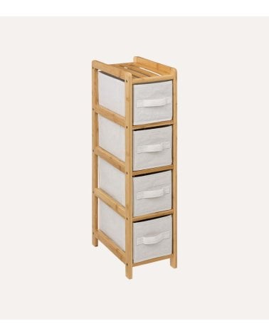 Estantería para Baño Tidy Box con 4 Cestas de Bambú