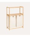 Estantería para Baño Tidy Box con 2 Sacos de Bambú