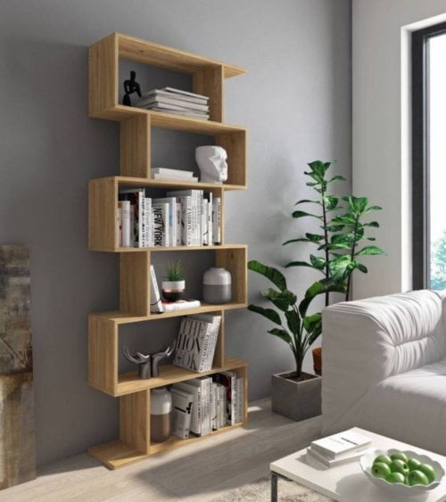 Estantería Asimétrica Aura de Melamina