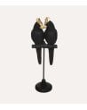 Figura Decorativa Pareja de Pajaritos de Poliresina