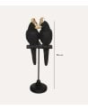 Figura Decorativa Pareja de Pajaritos de Poliresina