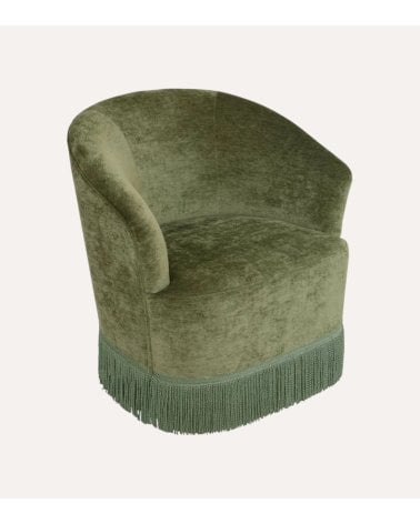 Sillón de Chenila Alanya de Madera