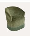 Sillón de Chenila Alanya de Madera