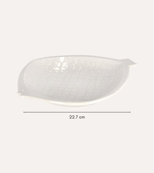 Bandeja Decorativa Pez de Porcelana