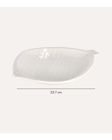 Bandeja Decorativa Pez de Porcelana