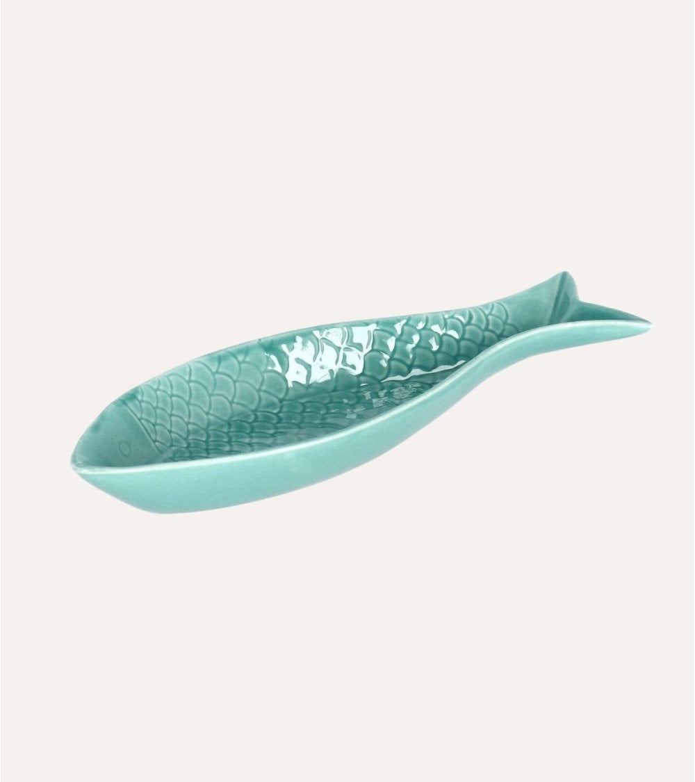 Bandeja Decorativa Pez Bayle de Porcelana