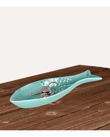 Bandeja Decorativa Pez Bayle de Porcelana
