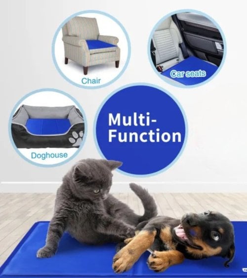 Alfombra Refrescante para Mascotas de Gel