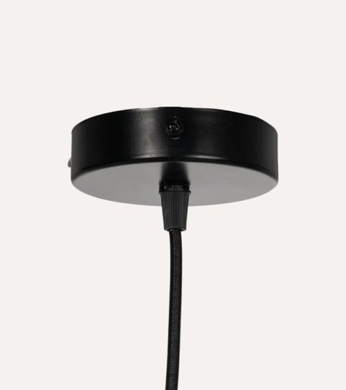 Lámpara Colgante Garzas de Bambú y Hierro