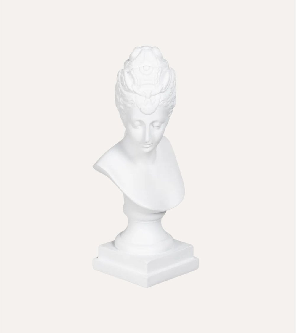 Figura Busto de Musa de Poliresina