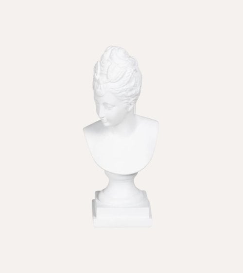 Figura Busto de Musa de Poliresina