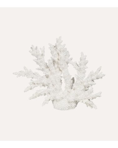 Figura Decorativa de Coral Abierto de Resina