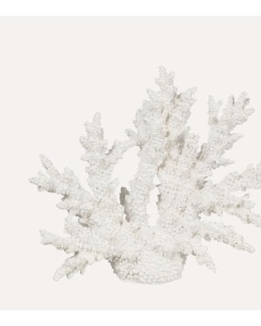 Figura Decorativa de Coral Abierto de Resina