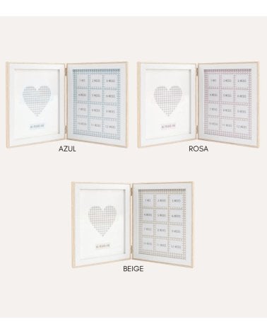 Marco de Fotos Múltiple Primer Año para Bebé