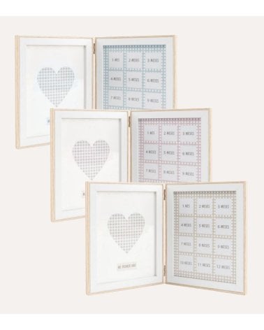 Marco de Fotos Múltiple Primer Año para Bebé