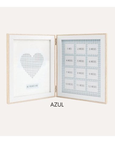 Marco de Fotos Múltiple Primer Año para Bebé