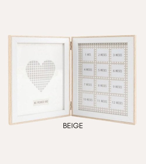 Marco de Fotos Múltiple Primer Año para Bebé