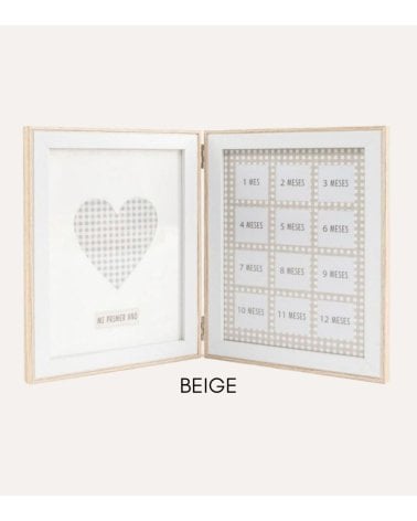 Marco de Fotos Múltiple Primer Año para Bebé