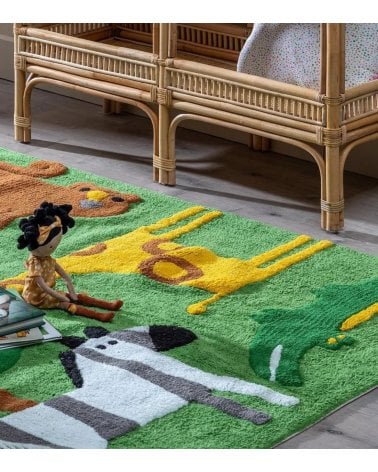 Alfombra Infantil Zoo de Algodón