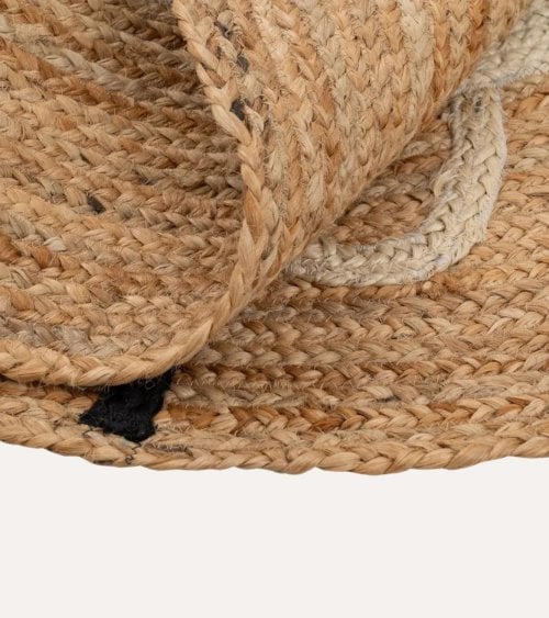 Alfombra Infantil León de Algodón y Yute