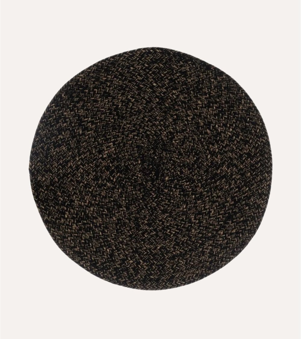 Salvamantel Trenzado Nero de Poliéster