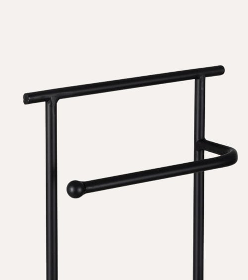 Toallero y Portarrollos Minimal de Hierro