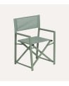 Silla Plegable Estilo Director para Exteriores de Aluminio y Textileno